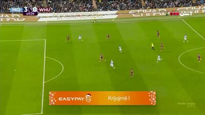 گل سوم منچسترسیتی به وستهم+ ویدئو