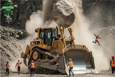  ابزارآلات غول پیکر؛ اپراتور بیل مکانیکی کرد کاری که نباید شد آنچه نباید