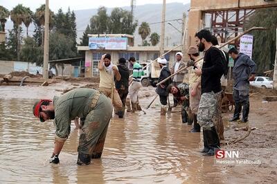  حضور میدانی بیش از ۶۰۰ گروه جهادی بسیج در مناطق باران‌زده هرمزگان