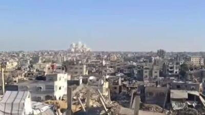  نیروهای اسرائیلی خانه‌ای را در خان یونس، جنوب غزه، منفجر کردند