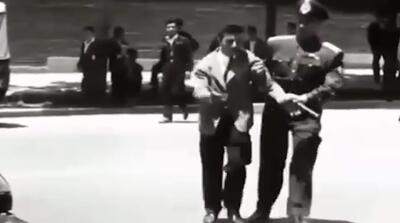 تصاویر برخورد پلیس با مزاحمین مدارس دخترانه