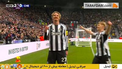 گل دوم نیک ولتماده به چلسی (نیوکاسل 2-0 چلسی)