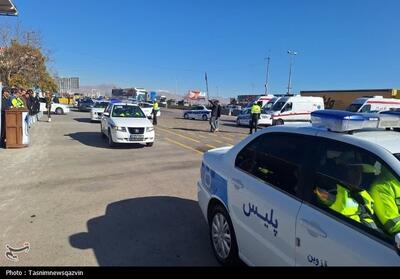 راهور قزوین با رزمایش زمستانی وارد فصل سرد شد - تسنیم