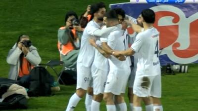 گل اول ملوان به مس شهربابک توسط ثابت ایمانی