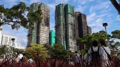  آمار کشته‌شدگان آتش‌سوزی هنگ کنگ به ۱۶۱ نفر رسید