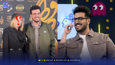 حضور امیرحسین قیاسی با همسرش در جشن حافظ