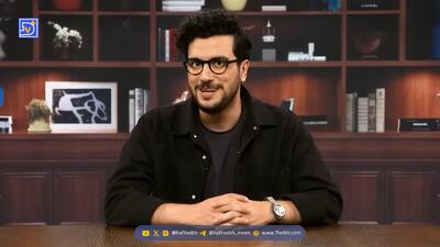  شوخی بامزه امیرحسین قیاسی با همسرش در جشن حافظ + فیلم