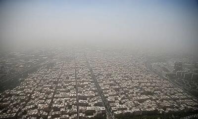 افزایش غلظت آلاینده‌های هوا در تهران