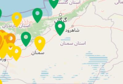  وضعیت قابل قبول کیفیت هوا در سمنان