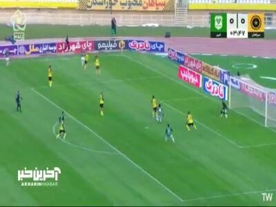 گل اول خیبر توسط محسن سفیدچغایی