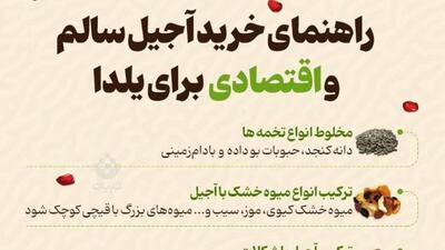  راهنمای خرید آجیل سالم و اقتصادی برای یلدا