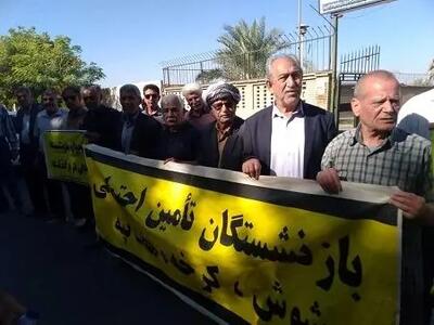 تجمع دوباره بازنشستگان تأمین اجتماعی در چند شهر + عکس