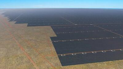 بیابان‌های استرالیا میزبان بزرگ‌ترین مزرعه خورشیدی جهان