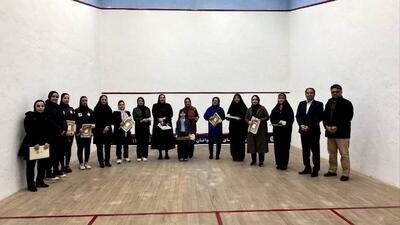  تجلیل از مادران بازیکنان اسکواش در حاشیه لیگ برتر بانوان در اهواز