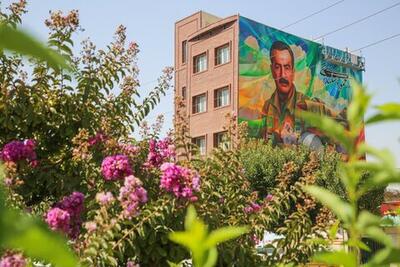  دیوارنگاره یادبود  خلبان محمود اسکندری  کاندید برترین نقاشی دیواری جهان شد