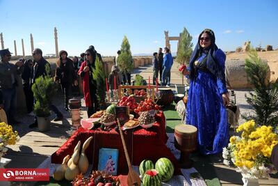  جشن یلدا در تخت جمشید