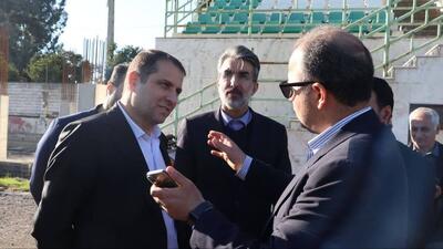  بازدید معاون وزیر ورزش و جوانان از پروژه های ورزشی شهرستان بابل