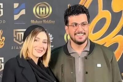  حضور امیرحسین قیاسی و همسرش در جشن حافظ/ فیلم