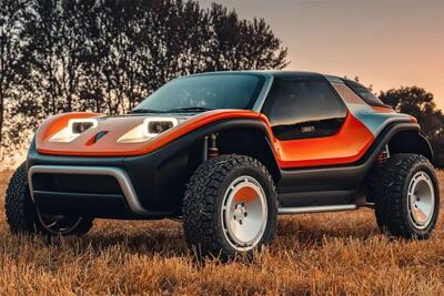 باگی ساحلی با پیشرانه پورشه