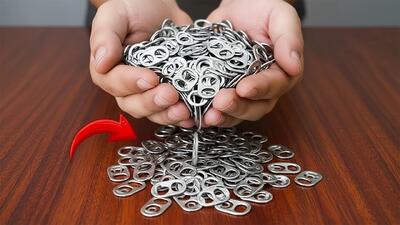  هیچ کس نمی داند که درب قوطی های حلبی یک «معدن طلا» هستند!