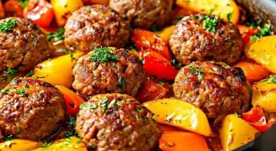  آسانترین و خوشمزه ترین روش پخت گوشت با سبزیجات ترکیبی که همه دستورش ازم میخوان!!!