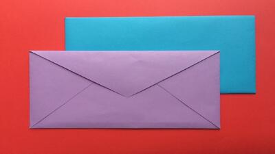  چگونه یک پاکت کاغذی درست کنیم ؟