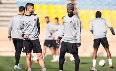 مدافع پرحاشیه پرسپولیس همچنان در تمرین