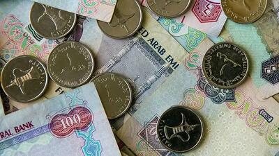  قیمت درهم امارات امروز یکشنبه 30 آذر 1404