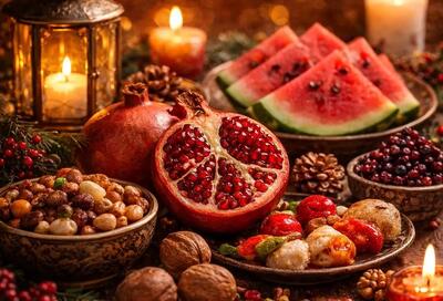  متن تبریک شب یلدا 1404 / متن‌های عاشقانه، دوستانه و ادبی
