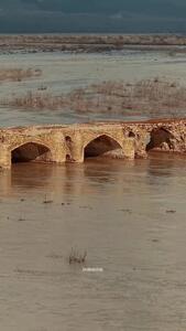 وضعیت طولانی‌ترین پل تاریخی ایران با بیش از ۵۰۰ سال قدمت