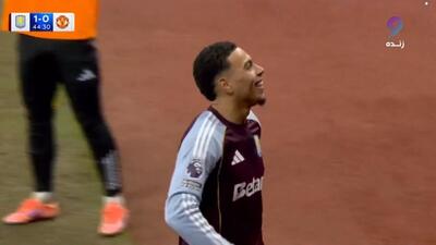 گل اول استون ویلا به منچستر یونایتد (مورگان راجرز)