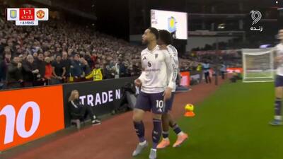 گل اول منچستر یونایتد به استون ویلا (متئوس کونیا)