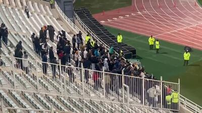 خوشحالی تیم خیبر پس از حذف سپاهان در نقش جهان