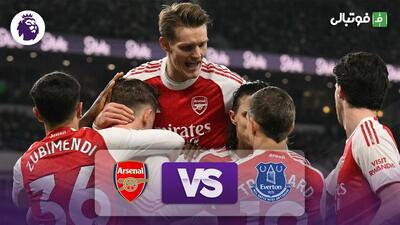 خلاصه بازی اورتون 0-1 آرسنال