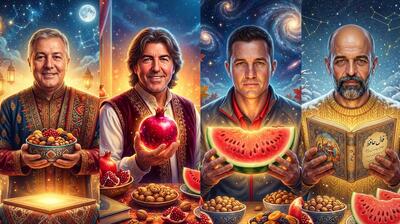 ویدیو جالب فوتبالی به مناسبت شب یلدا با حضور مربیان