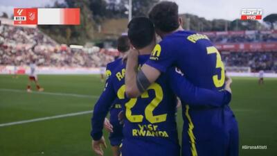 گل سوم اتلتیکو مادرید به ژیرونا (گریزمان)