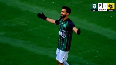 گل دوم خیبر به سپاهان (علی خانزادی)