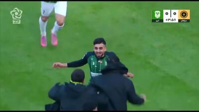  ویدیو: گل اول خیبر به سپاهان توسط محسن سفیدچغایی