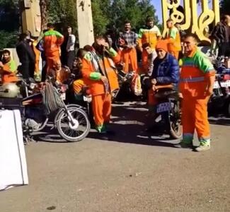 تجمع پاکبانان شهرداری دزفول/ دستمزدها ناچیز است