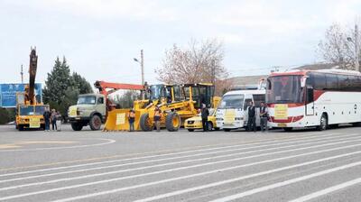  طرح راهداری زمستانه گلستان با رژه ناوگان آغاز شد