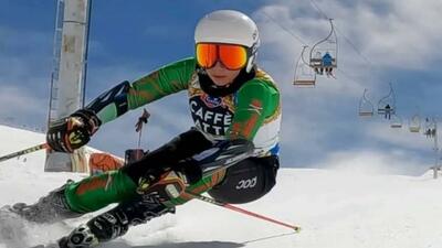 اسکی آلپاین | پایان تمرینات مارپیچ کوچک تنها نماینده ایران در فورچیا