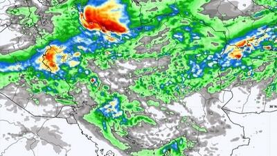 تشدید سامانه بارشی در 4 استان کشور