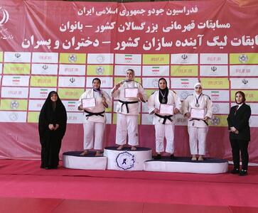 درخشش جودوکار دختر کرمانشاهی در مسابقات قهرمانی کشور