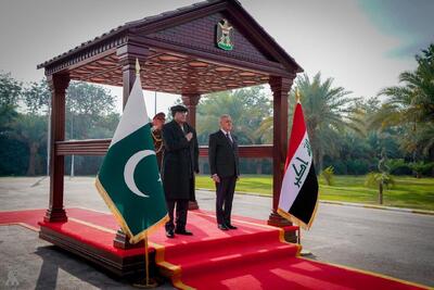  دیدار روسای جمهور عراق و پاکستان در بغداد