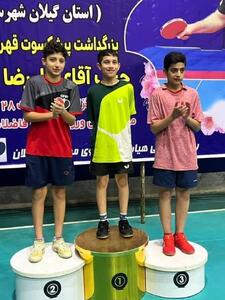  پینگ پنگ باز کردستانی بر سکوی سوم ایستاد