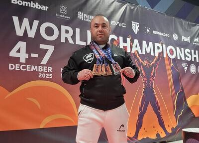  افتخارآفرینی ورزشکار شیرازی در رقابت‌های جهانی پاورلیفتینگ و پرس سینه