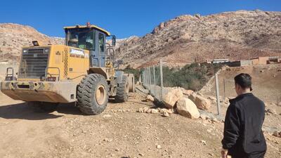  رفع تصرف ۵ هکتار از اراضی ملی در کوهدشت با دستور قضایی  