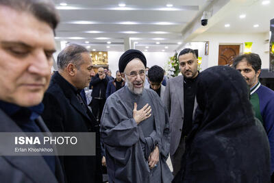  گزارش تصویری/ مراسم یادبود سید محمود فیض اردکانی با حضور سید محمد خاتمی و دیگر شخصیت های سیاسی