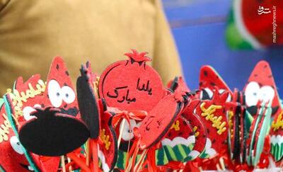 عکس/ حال و هوا بازار شب یلدا در سراسر ایران