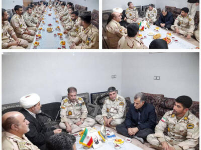 یلدای مرزی با پاسداران امنیت در نقطه صفر مرز خسروی